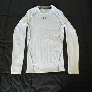 Under Armour long sleeve training shirt.